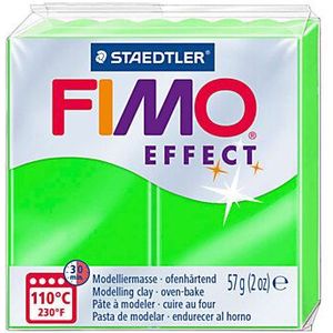 FIMO Effect Boetseerklei Neon Groen, 57gr