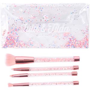 Glam Girl Glitterkwast met Tas - 5dlg.