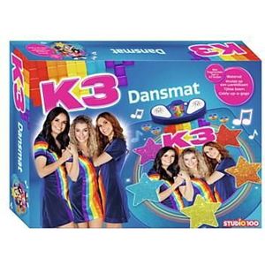K3 Dansmat - met Fragmenten van 4 K3 Liedjes - 2 Leuke Spelvarianten