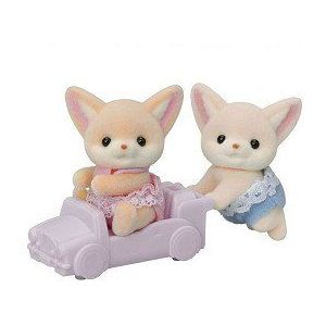 Sylvanian Families 5697 Tweeling Woestijn Vos-fluweelzachte Speelfiguren