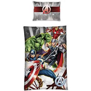 Marvel Avengers Dekbedovertrek Lightning - Eenpersoons - 140 X 200 - Polyester