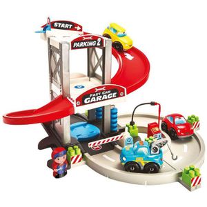 Abrick Garage met Transporter en Auto's