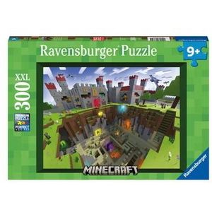 Puzzel Minecraft Cutaway - 300 XXL Stukjes (Leeftijd 9+)