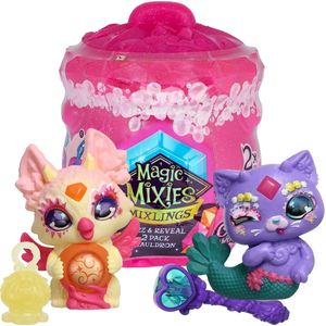 Magic Mixies Mixlings Bruis en Ontdek Ketel Crystal Woods Serie 3, 2-Pack
