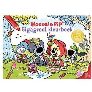 Woezel & Pip Gigagroot Kleurboek Sprookjes
