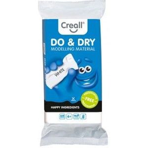 Creall Do&Dry Boetseerklei Conserveringsvrij Wit, 500gr.