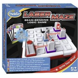 Thinkfun Laser Maze IQ Spel (60 opdrachtkaarten, wetenschappelijk thema)