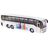 Kids Globe Die-cast Bus met Licht en Geluid, 19cm