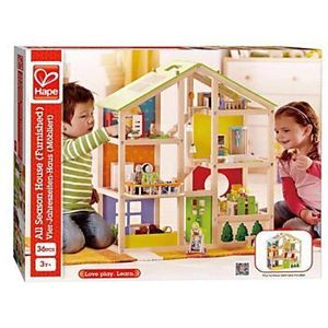 Hape Houten speelhuis - Poppenhuis - All Season