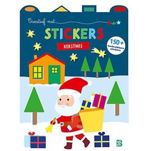 Creatief met stickers Kerstmis Stickerboek