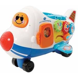 VTech Toet Toet Auto's 2 In 1 Vrachtvliegtuig - Educatief Baby Speelgoed - Speelgoed Auto - Cadeau