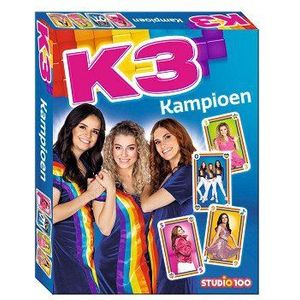 K3 Kampioen Kaartspel - Speel en groei mee met K3! Geschikt voor 2-4 spelers vanaf 5 jaar