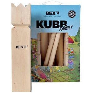 Berkenhouten Bex Kubb Familiespel voor Buiten - Geschikt voor alle leeftijden en aantal spelers