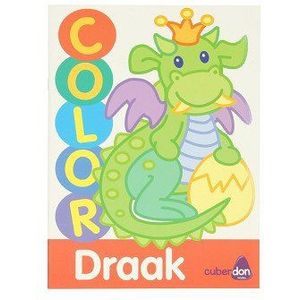 Dikke Lijnen Kleurboek Color - Draak