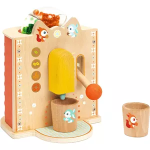Casdon De'Longhi Toys. Barista koffiezetapparaat, speelgoed keuken speelset voor kinderen met bewegende delen, realistische geluiden en magische koffie onthullen. Voor kinderen vanaf 3 jaar, zilver