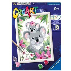 CreArt Schilderen op Nummer - Koala Schatjes