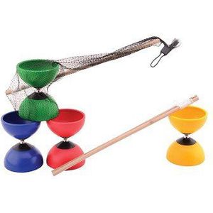 Outdoor Fun Diabolo met houten stokjes