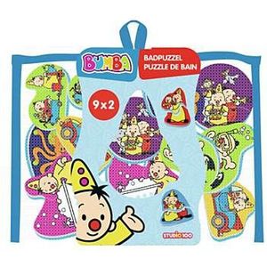 Bumba Badpuzzel - 9 Badpuzzels Uit 2 Delen - Kleeft Op de Badrand