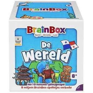 BrainBox De Wereld - Leuk geheugen- en observatiespel voor het hele gezin