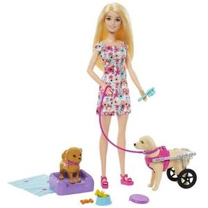 Barbie Modepop met Hondjes Speelset