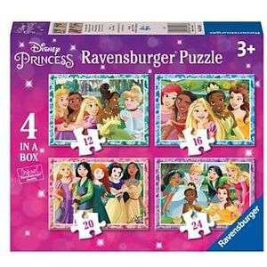 Ravensburger Princess 4-in-1 Puzzel (12, 16, 20, 24 Stukjes)