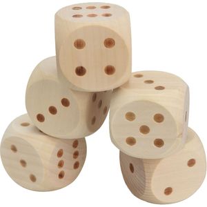 Yahtzee Hout - spelletjes voor kinderen - Houten speelgoed - houten speelgoed 3 jaar