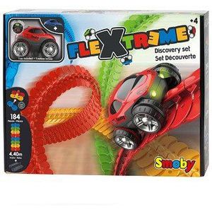 Smoby 180902 - FleXtreme Flexibele en Aanpasbare Rails + 1 Voertuig Inclusief Circui - 18090