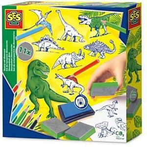 SES Stempelset Dino