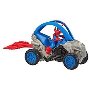 Spider-Man Rip and Go Figuur - Blauw
