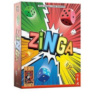 999 Games Zinga Dobbelspel - Geschikt voor 2-4 spelers vanaf 8 jaar - Rol, sla en win in dit vrolijke reactiespel!
