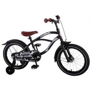 Volare Black Cruiser Fiets - 16 inch - Zwart