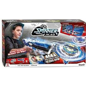 Spinner MAD Dual Shot Blaster Hurricane - Blaster met 2 spinners