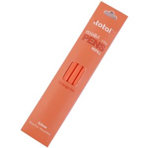 Uitwisbare Inkt Navulling Oranje, 3st.