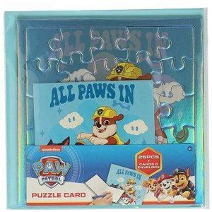 Legpuzzel Kaart PAW Patrol Kaart en Envelop