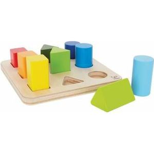 Hape Houten Sorteerplank Vormen (9 stukjes, educatief)