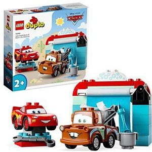 LEGO DUPLO | Disney en Pixar's Cars Bliksem McQueen & Takel wasstraatpret - 10996