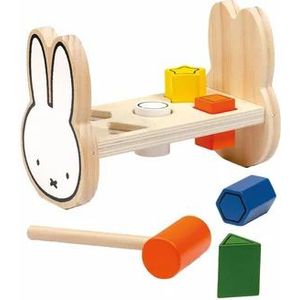 Nijntje houten speelgoed hamerbankje inclusief hamer - peuter kleuter educatief speelgoed - Bambolino Toys