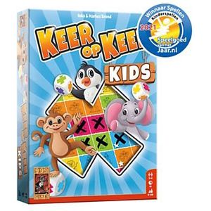 999 Games Keer Op Keer Kids - Kleurrijk en Vrolijk Dobbelspel voor Kinderen vanaf 5 jaar | 2-4 Spelers | 10 Minuten Speeltijd