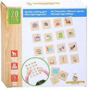 Marionette - Memospel Tegenstelling - 20 Stuks