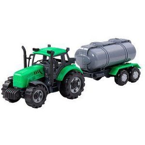 Cavallino Tractor met Tankwagen Groen, Schaal 1:32