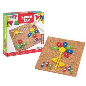 Grafix Hamertje Tik | 74-delig | Geschikt voor kinderen vanaf 3 jaar | Stimuleert creativiteit en motoriek