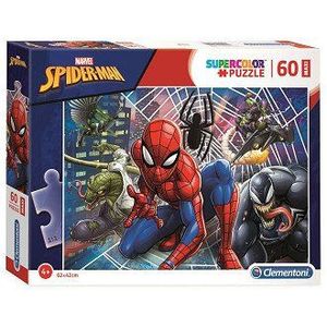 Spider-Man Supercolor Puzzel (60 stukjes, maxi)