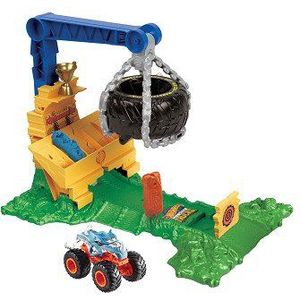 Hot Wheels Monstertrucks Arene Smahers Rhinomite Race Uitdaging Speelset