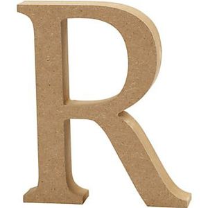 Creative Letter R Mdf 13 Cm