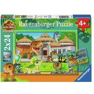 Legpuzzel Jurassic World Explorers, 2x24st.