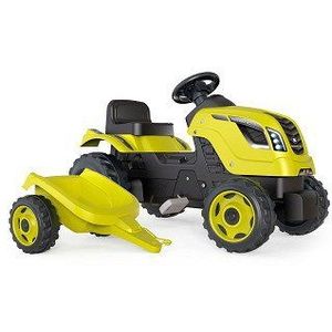 Smoby - Farmer Xl Green Tractor - Aanhangwagen - Traptractor - Vanaf 3 jaar