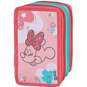 3-Vaks Gevulde Etui Minnie Mouse