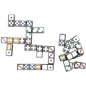 Toi-Toys Domino Spel - 15 Minuten Speeltijd - 2 Tot 4 Spelers - 13 X 5 X 2 cm