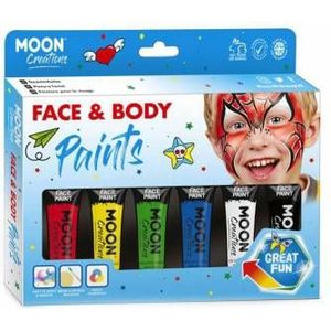 Face & Body Paint Schminkset - Primaire Kleuren