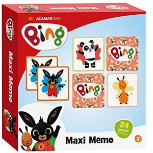 Speelplezier met Bing en zijn vriendjes: Bing Maxi Memo - 24-delig